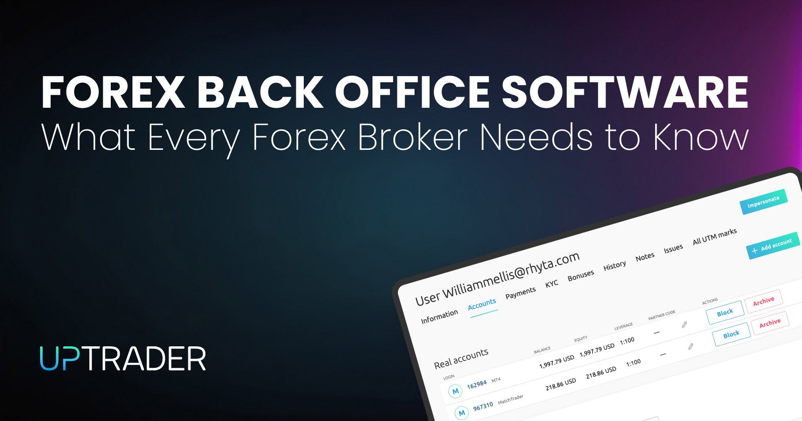 Forex Back Office Software: What Every Forex Broker Needs to Know