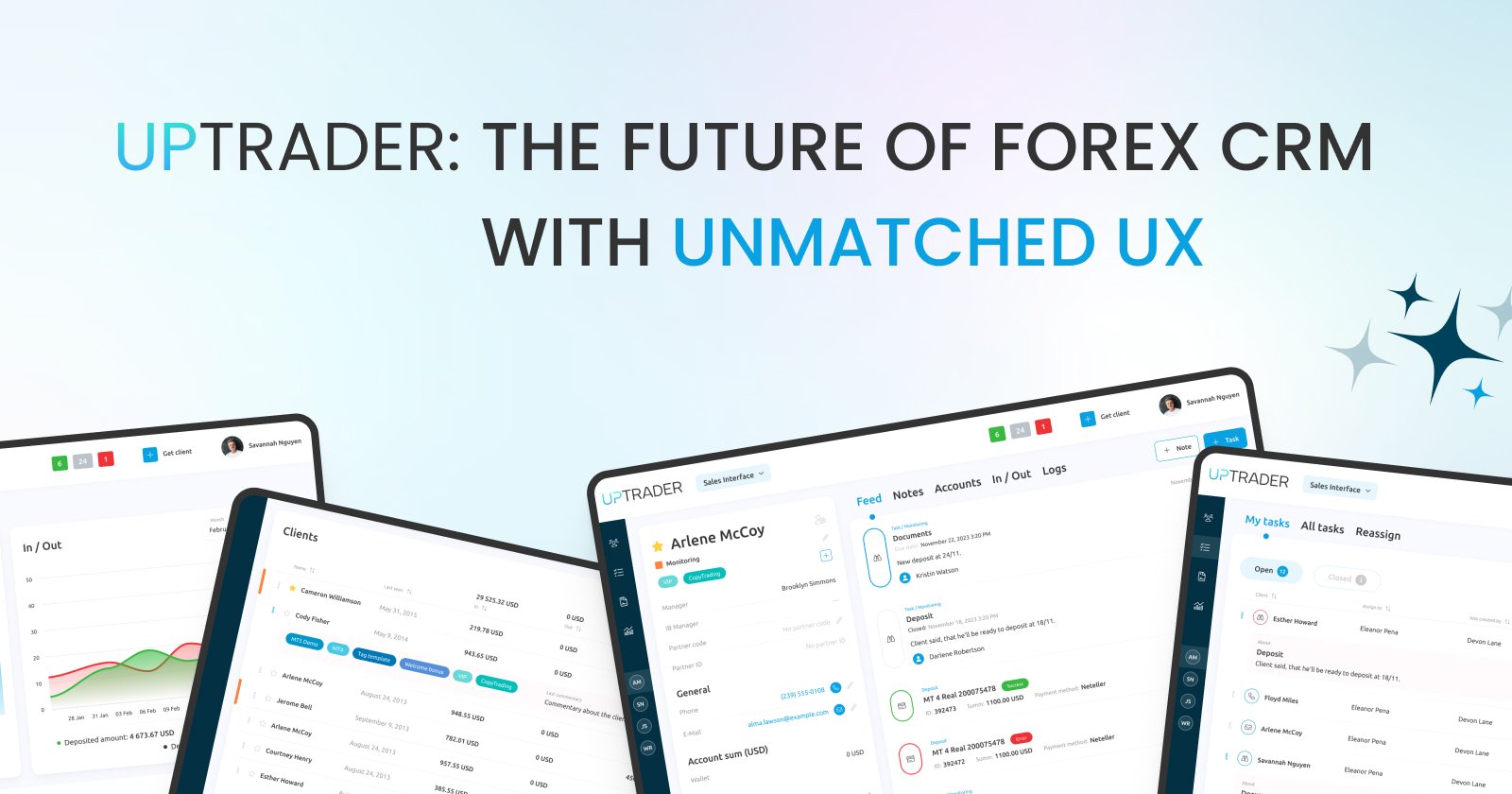 UpTrader: The Future of Forex CRM with Unmatched UX