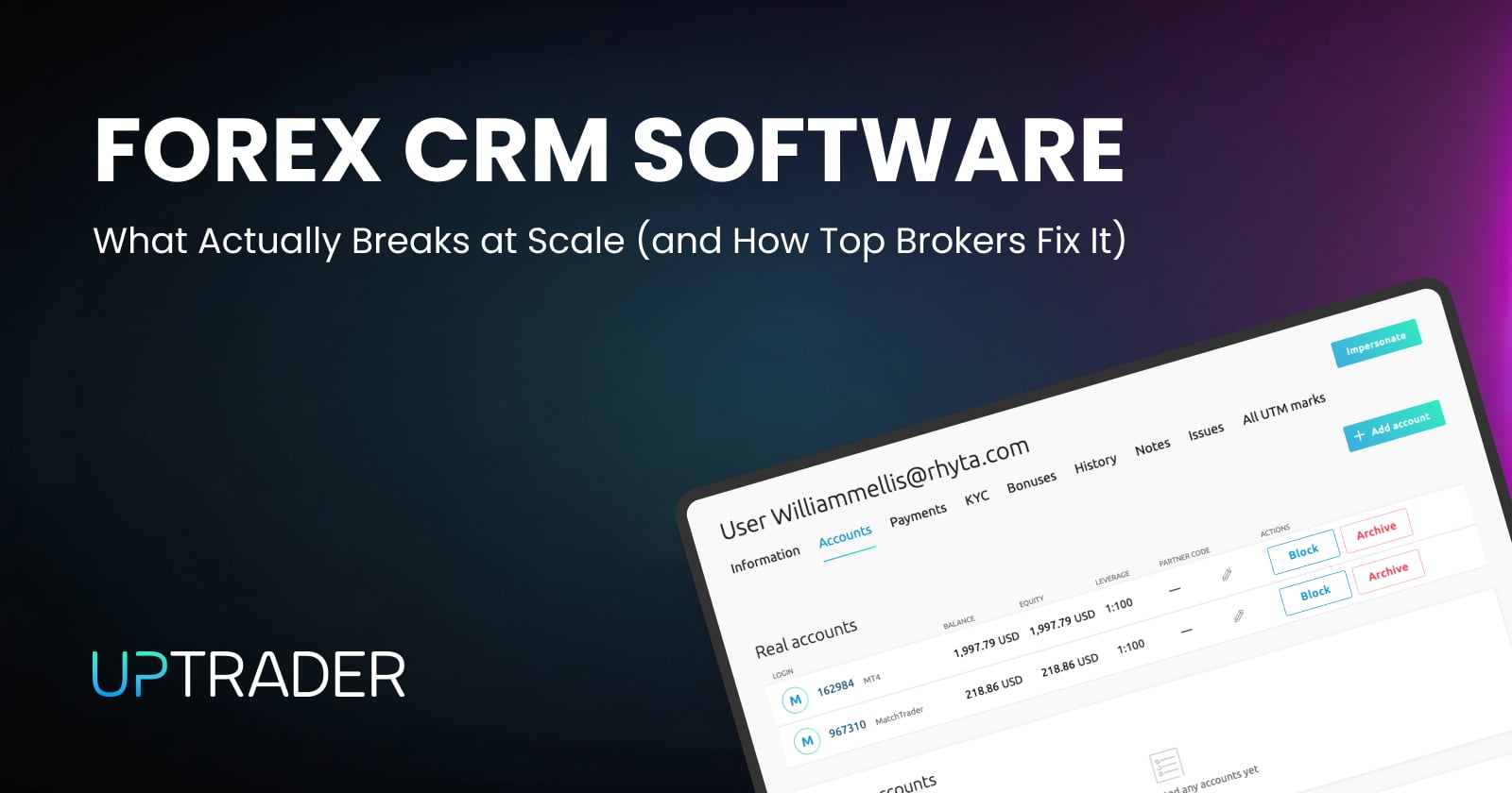 Forex CRM Software: What Actually Breaks at Scale (and How Top Brokers Fix It)