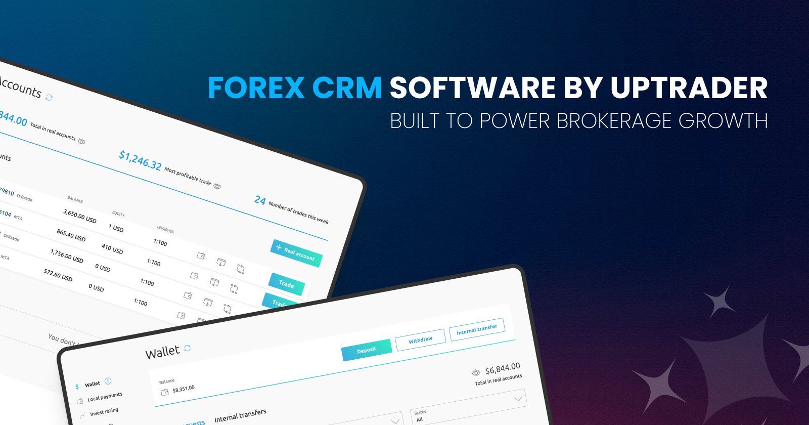 Forex CRM Software by UpTrader — Built to Power Brokerage Growth