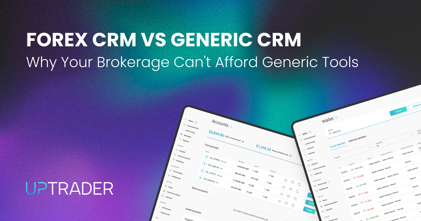 Forex CRM vs Generic CRM: Why Your Brokerage Can't Afford Generic Tools